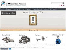 Tablet Screenshot of meccanicapadana.com
